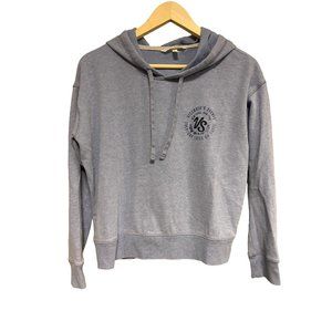 Victoria Secret Women's Blue Hoodie Sz Small Everyone Loves an Angel New York